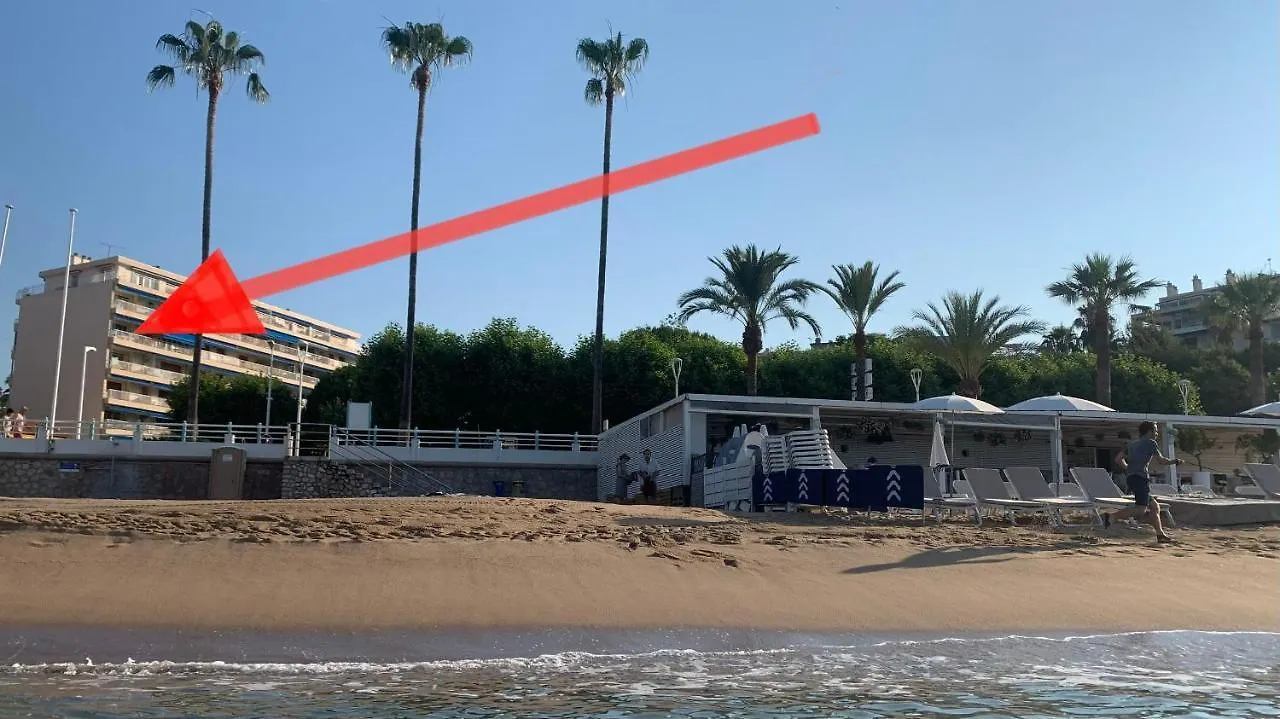 Apartment Vue Mer Exceptionnelle Sur Plage Du Midi En 1Re Ligne- 2 Chambres Cannes
